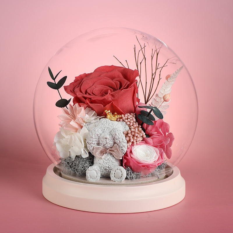 [V-day] Preserved Flower 369 (w led lights)