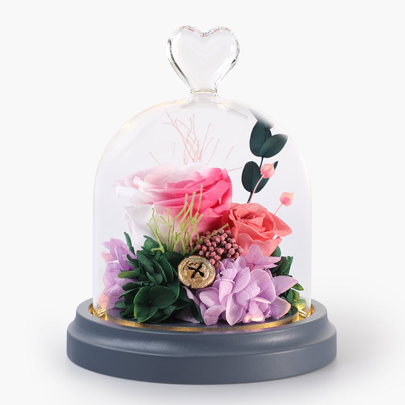 [V-day] Preserved Flower 424 (w led lights)