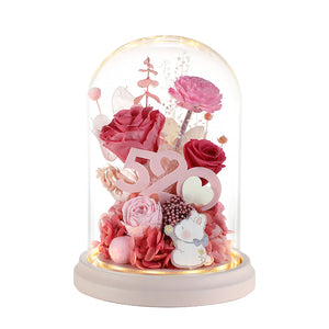 [V-day] Preserved Flower 866 (w led lights)