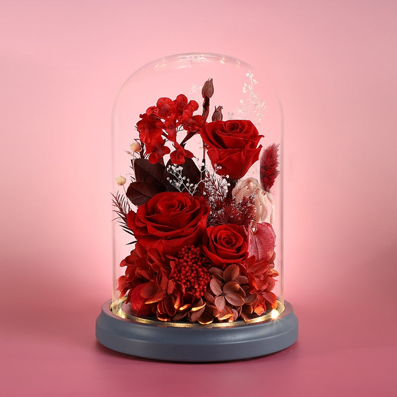 [V-day] Preserved Flower 863 (w led lights)