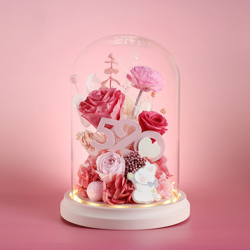 [V-day] Preserved Flower 866 (w led lights)