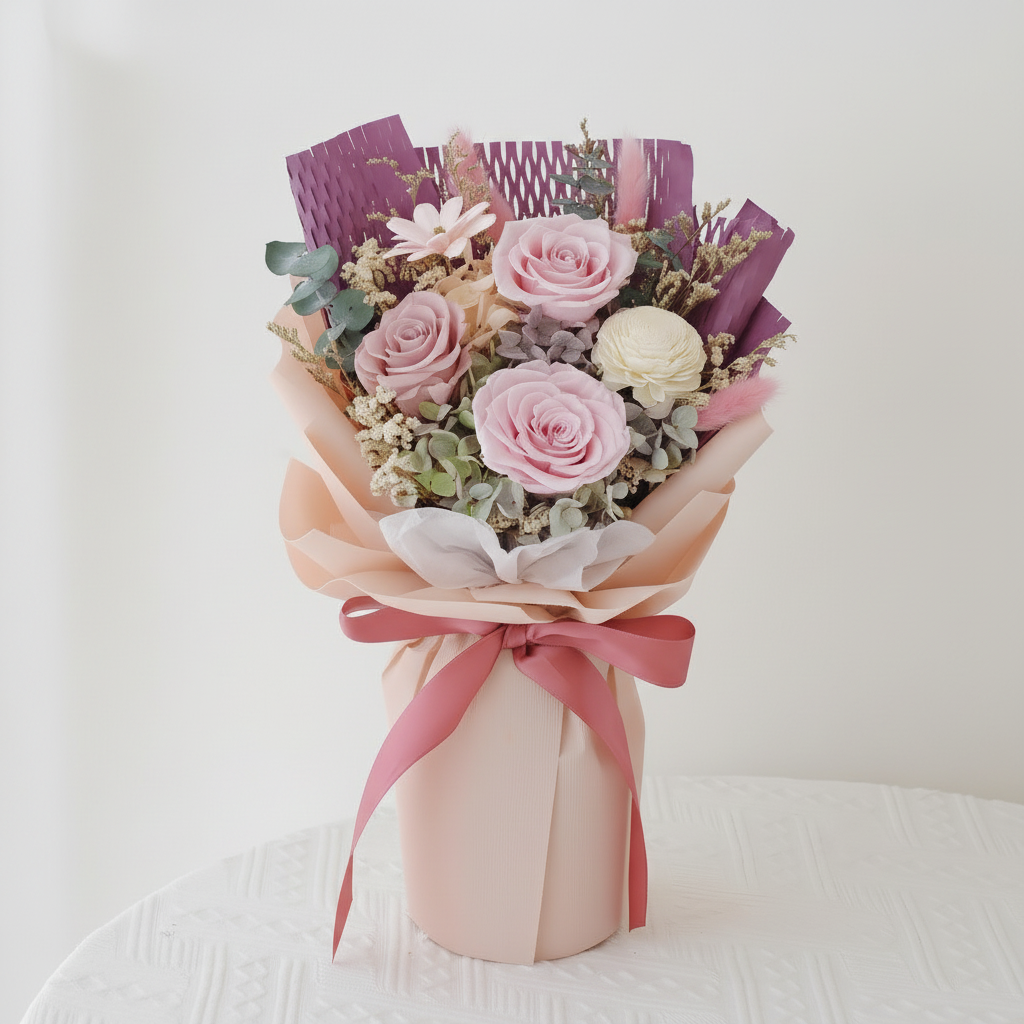 [V-day] Preserved Flower Bouquet 069