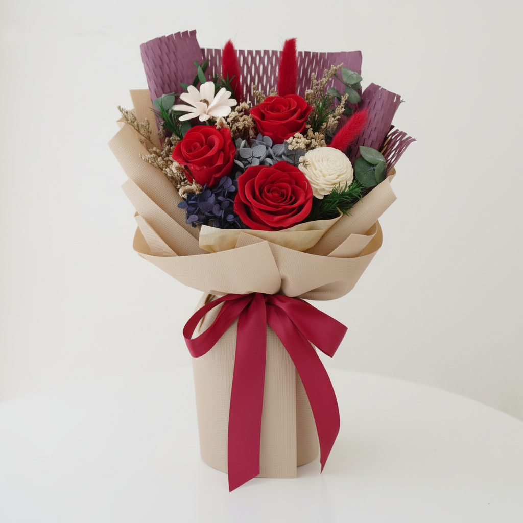 [V-day] Preserved Flower Bouquet 068