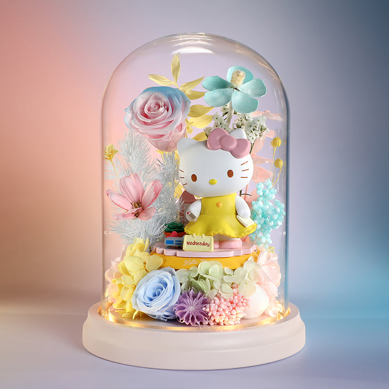 [V-day] Preserved Flower 973 (w led lights)