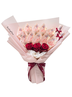 Money Bouquet 07 (Preserved Flower)