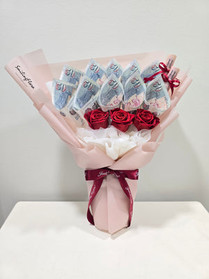 Money Bouquet 07 (Preserved Flower)