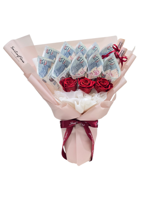 Money Bouquet 07 (Preserved Flower)