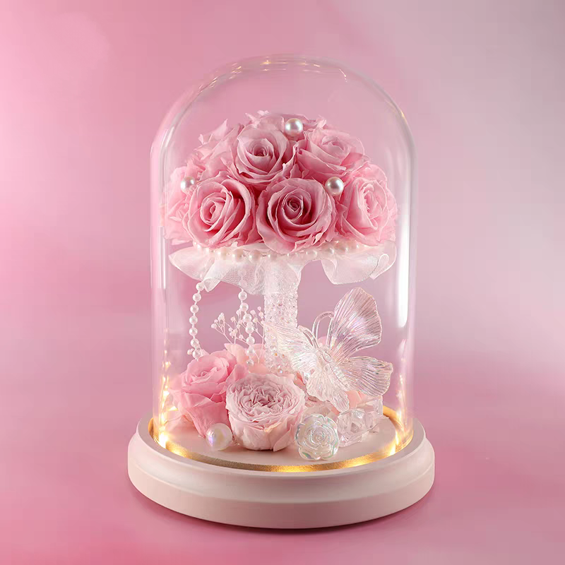 [V-day] Preserved Flower 978 (w led lights)