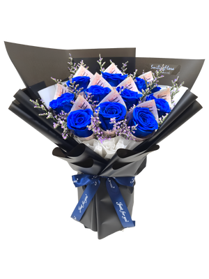 Money Bouquet 06 (Preserved Flower)