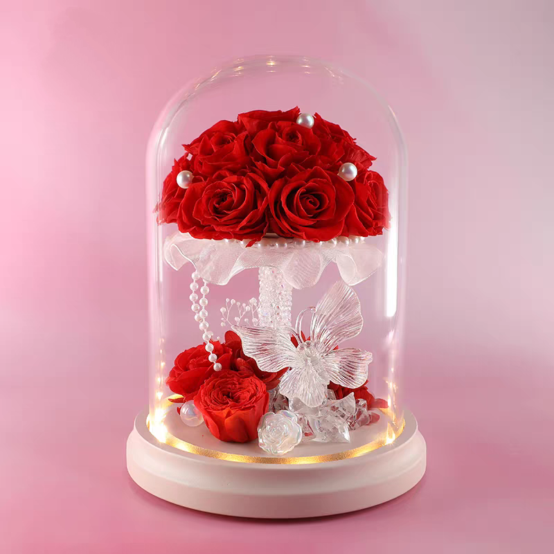 [V-day] Preserved Flower 977 (w led lights)