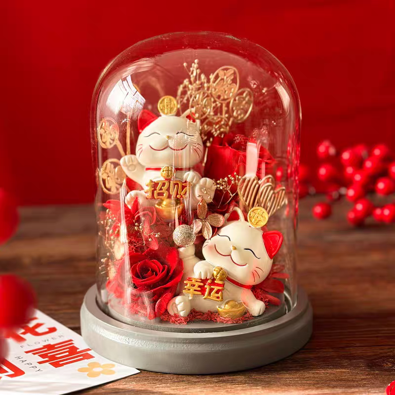 [V-day] Preserved Flower 790 (w led lights)