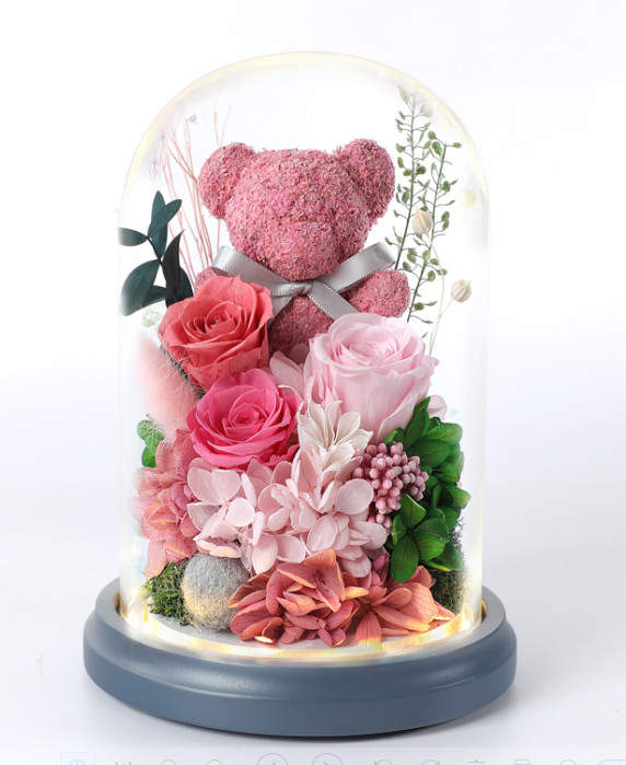 [V-day] Preserved Flower 243 (w led lights)