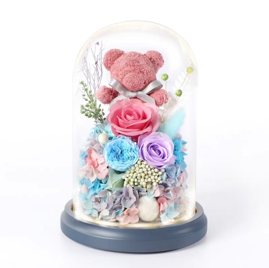 [V-day] Preserved Flower 682 (w led lights)