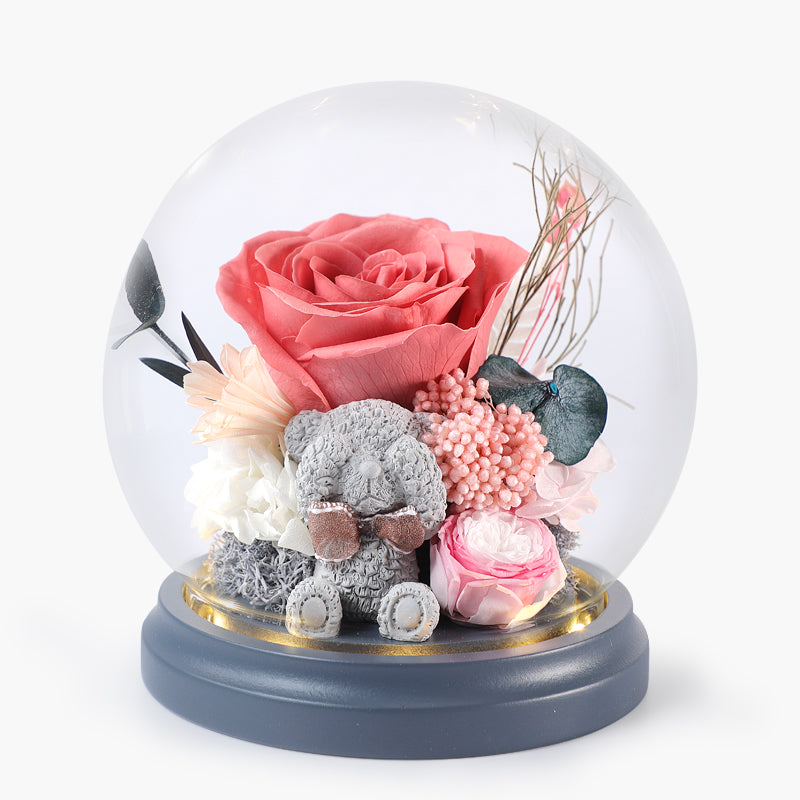 [V-day] Preserved Flower 369 (w led lights)