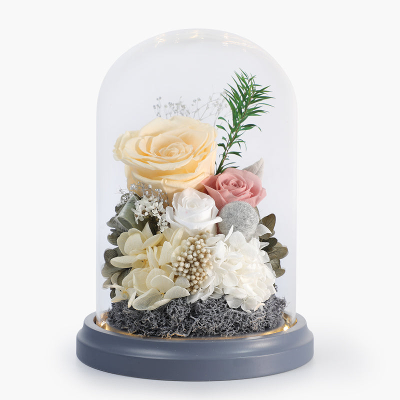 [V-day] Preserved Flower 385 (w led lights)