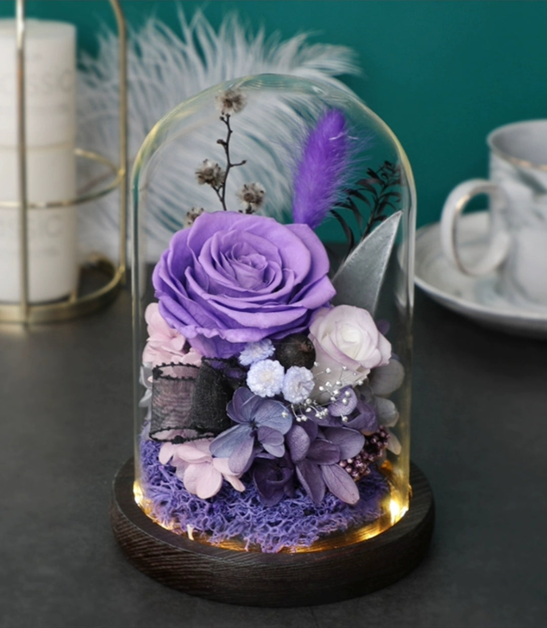 [MUM] Preserved Flower 328 (w led lights)