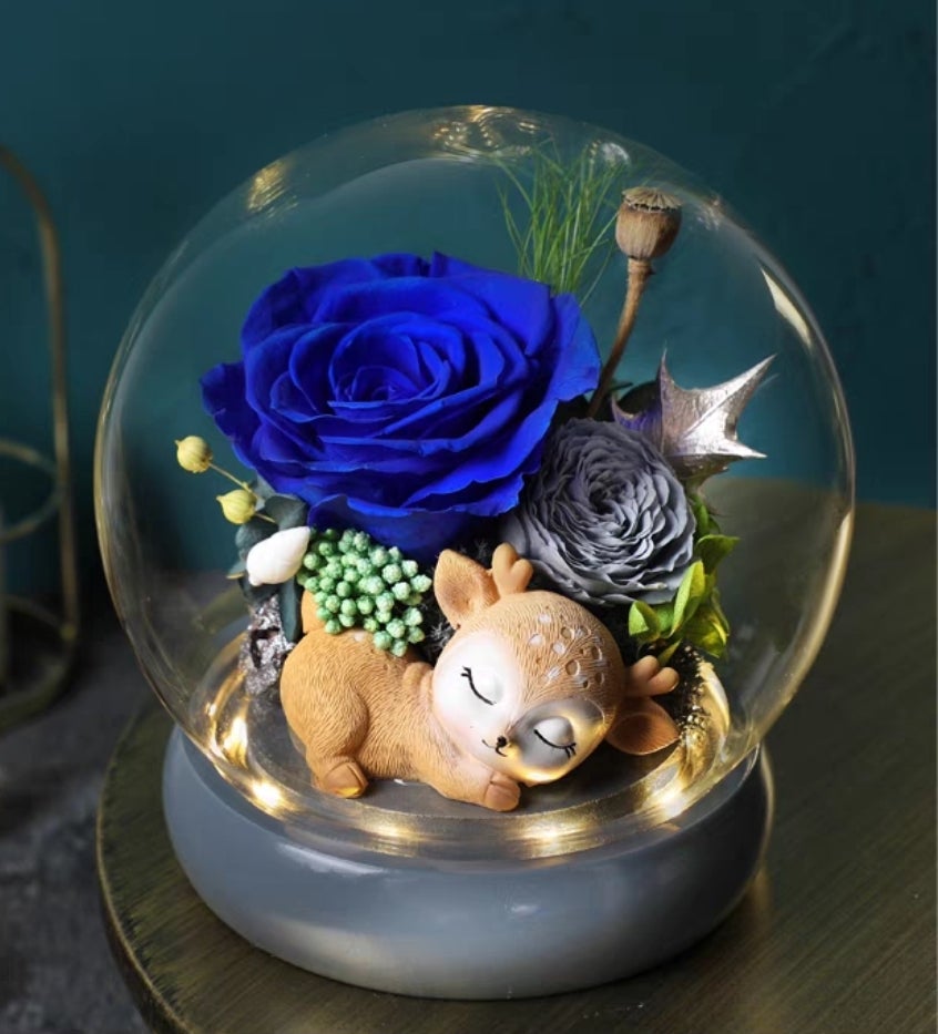 [V-day] Preserved Flower 456 (w led lights)