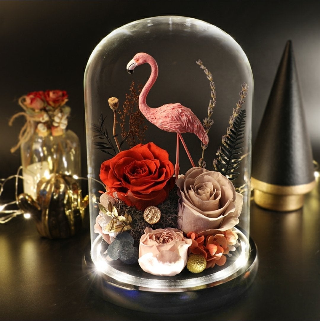 [V-day] Preserved Flower 583 (w led lights)