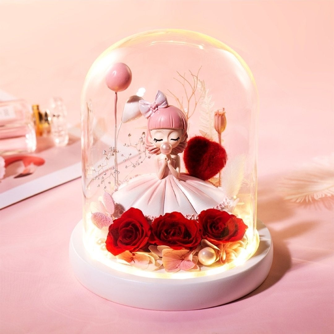 [V-day] Preserved Flower 512 (w led lights)