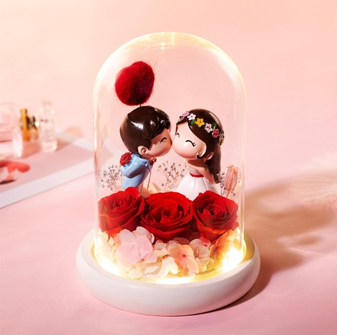 Preserved Flower 514 (w led lights)