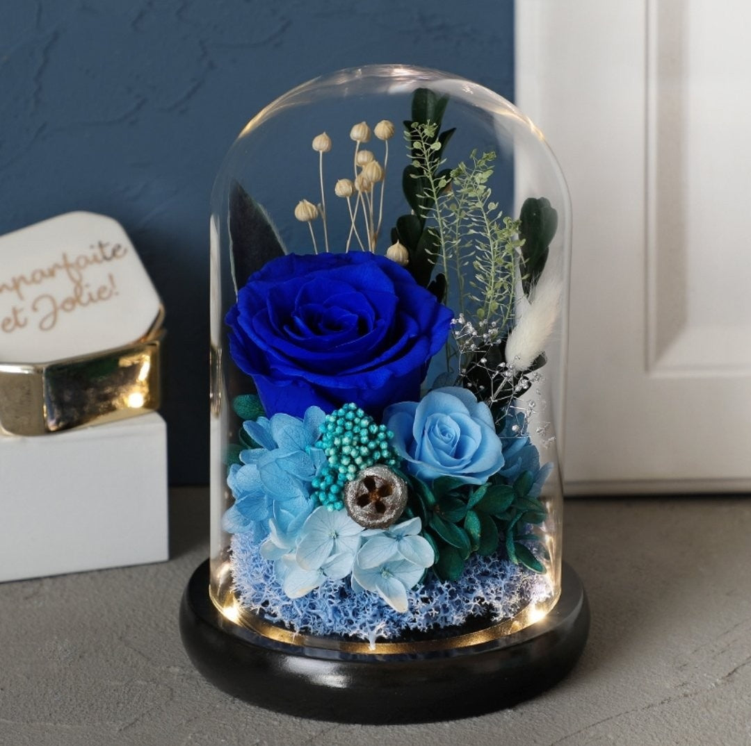 [V-day] Preserved Flower 379 (w led lights)