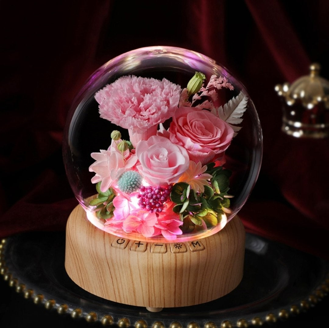 Preserved Flower 476 (w led & bluetooth speaker)